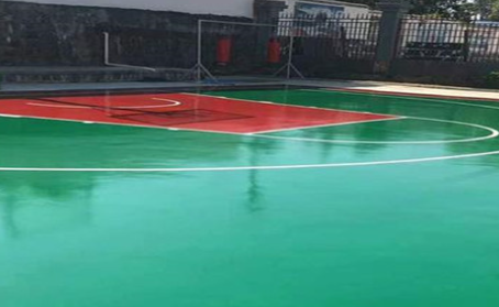 西安篮球场翻新地面